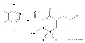 Molecular Structure of 1216527-48-8 (Lornoxicam-d4)